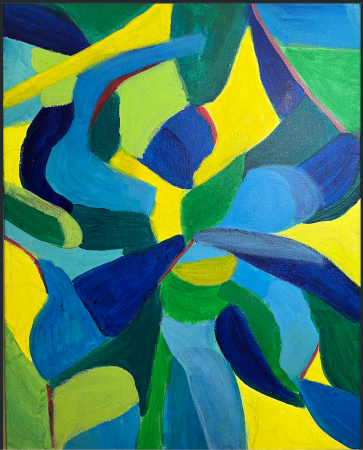 Spring Leaves by artist Rosalinda Peña